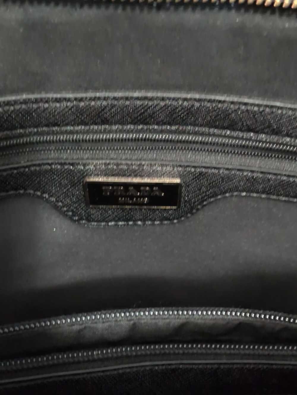 Monogram Black Saffiano Leather Dome Satchel - Picture 6 of 6